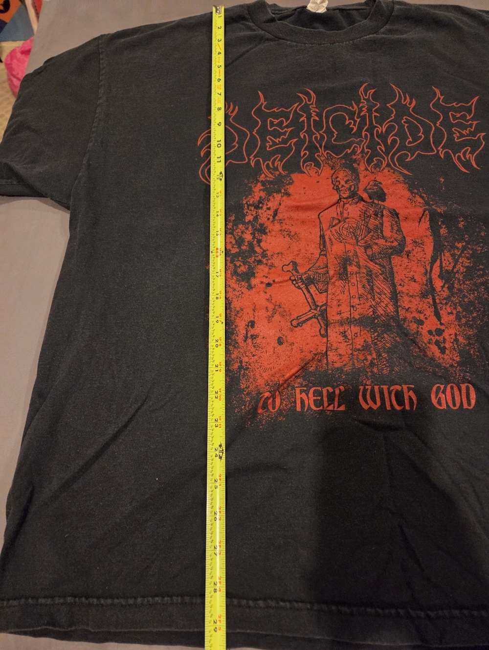 DEICIDE - TO HELL WITH GOD - VINTAGE SHIRT - MENS SIZE 2XL - Picture 5 of 8